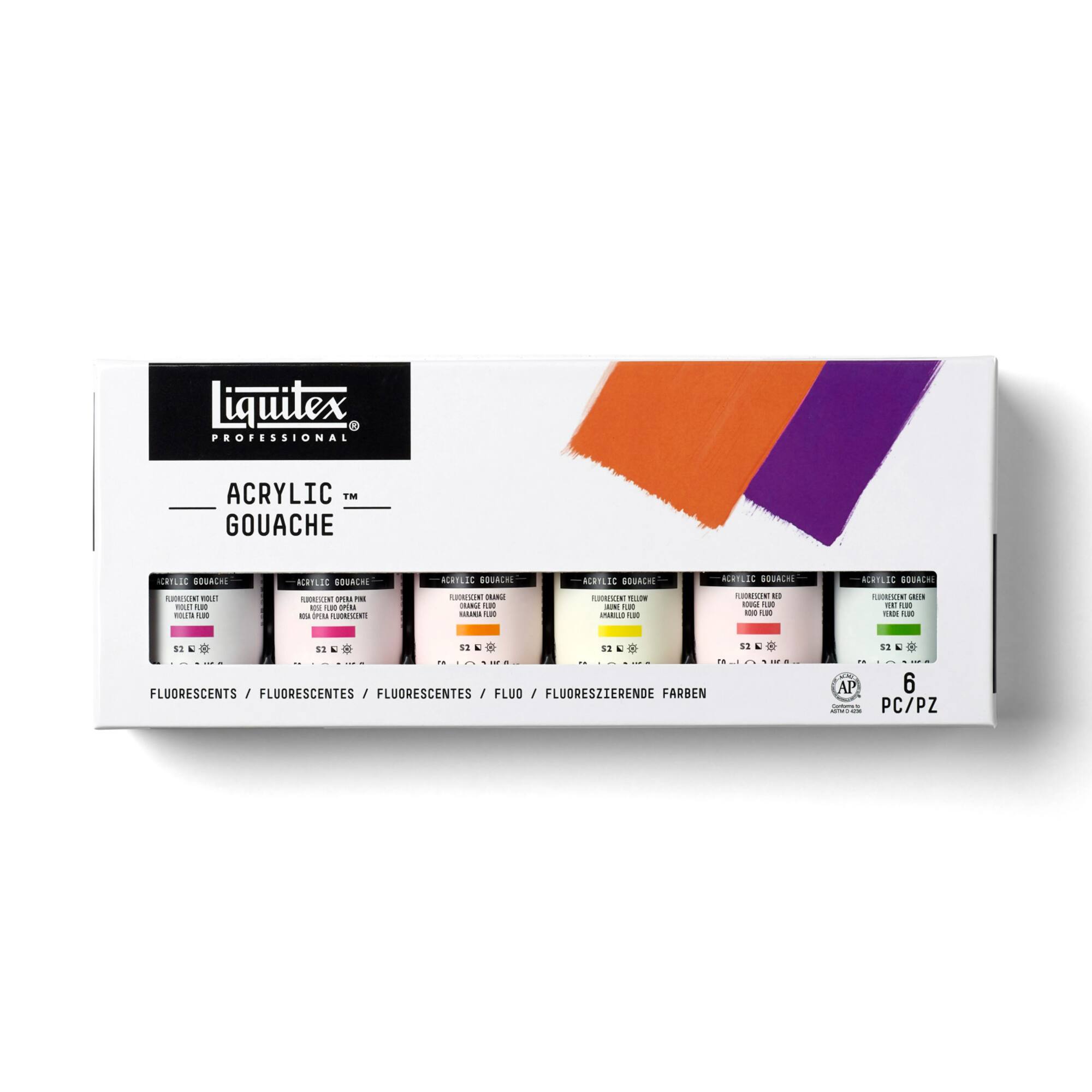 Liquitex® Professional Fluorescents 2oz. Acrylic Gouache, 6ct.